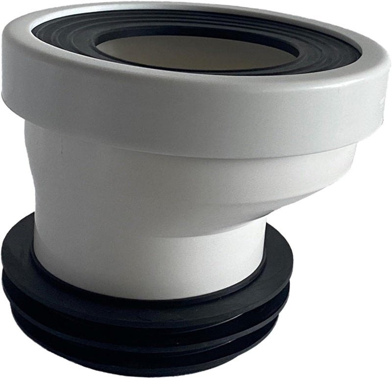 Adjustable Toilet Flange Extension for Improved Drainage Performance 10cm Offset Flange for Toilet Drain System Repair- Shift 2.5cm - Image 1