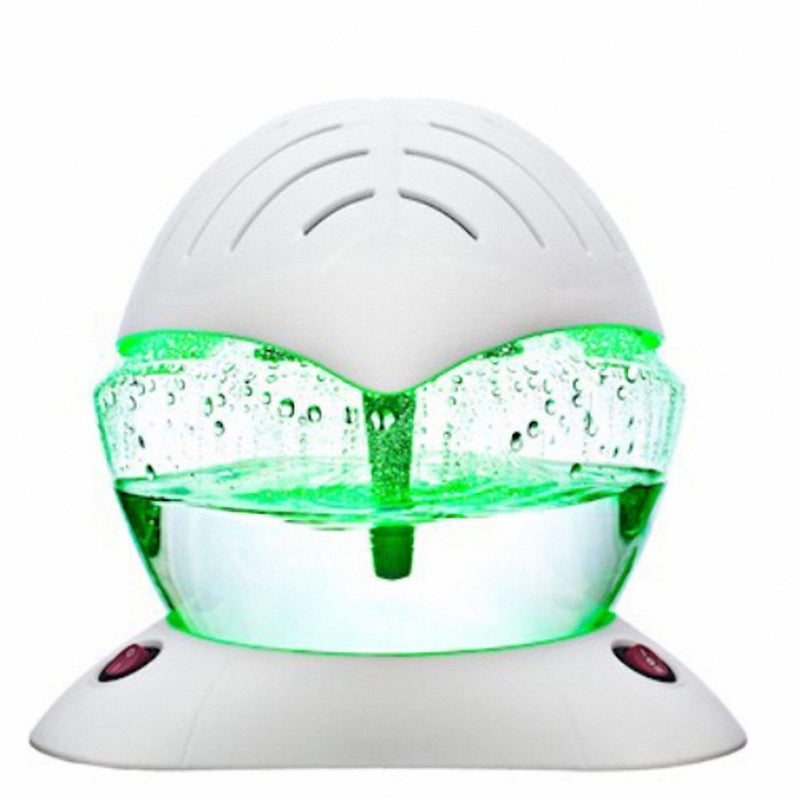 EcoGecko Color Wheel Air Revitalizer Air Washer Air Freshener Room Aromatizer Aroma and Essential Oil Diffuser with 7 Color adjustable LED Lights Plus Included Lavender Oil