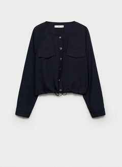 MANGO Pocket Lyocell Jacket  - Image 5