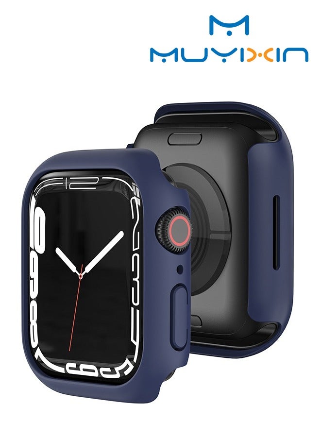 مويكسين جراب لساعة Apple Watch Series 7 مقاس 41 مم بغطاء واقٍ ممتص للصدمات مقاوم للخدش - Image 1