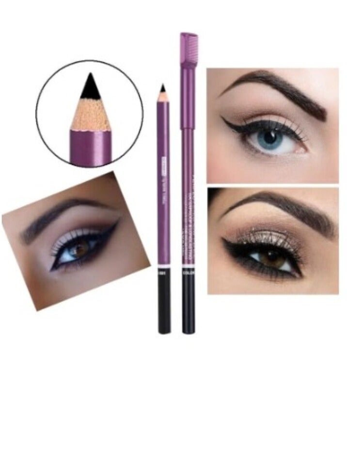 ام ان قلم حواجب مع مشط لون 003 بني - Image 1