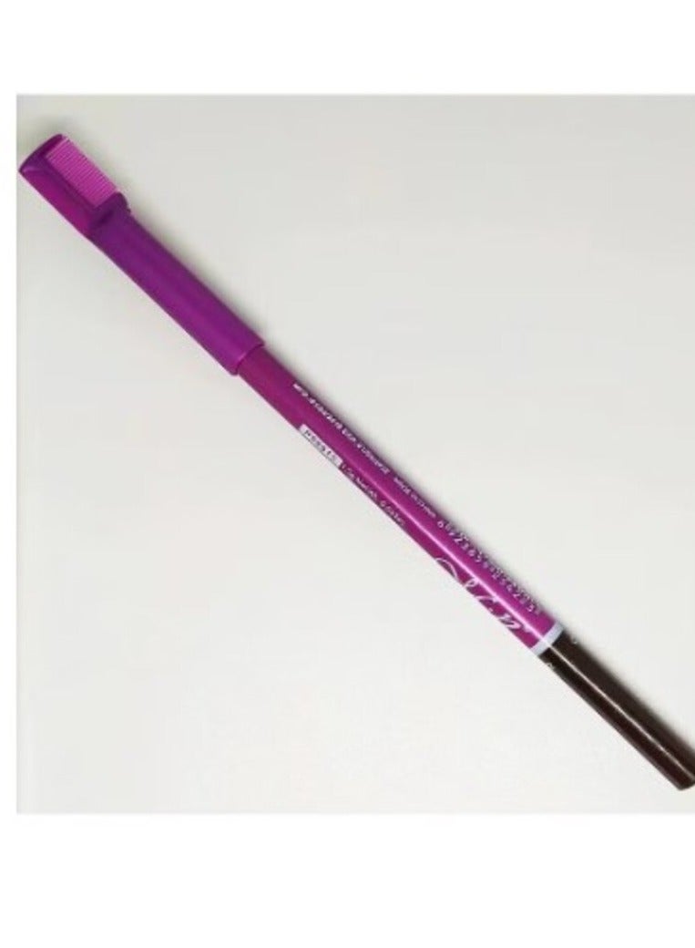 ام ان قلم حواجب مع مشط لون 003 بني - Image 3