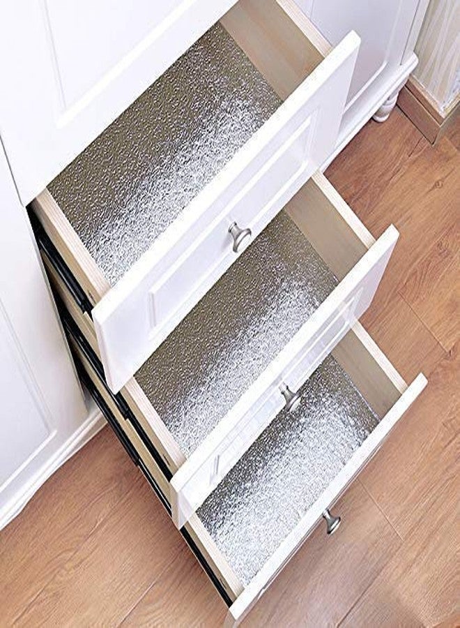 Luxafare Fresh Kitchen Oil-Proof Aluminum Foil Sticker Wall Desk Floor Waterproof DIY Home Furniture Decorate Foil Style Wallpaper (2m) - Image 5