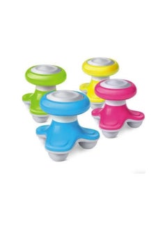 Generic Electric Handheld Massager with Triple Power Rotating Vibration, Battery or USB Powered, Multicolor  - Image 3