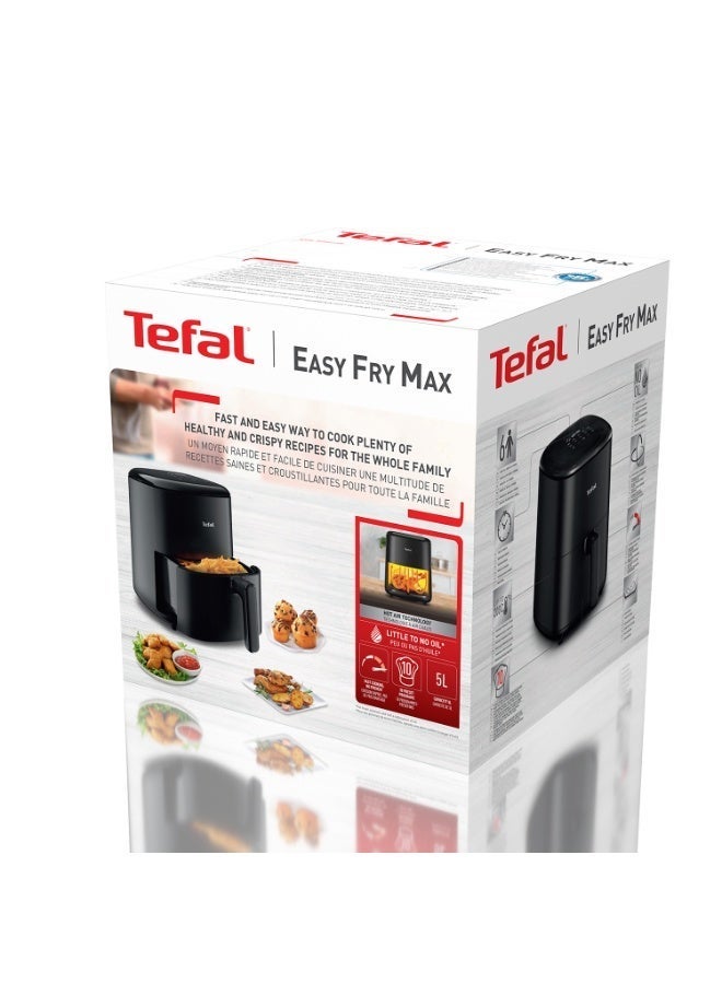 تيفال Tefal Easy Fry Max - Hot Air Fryer - 5L Capacity - 10 Preset Programs - Digital - EY2458EG 5 L 1500 W EY2458EG black - Image 3