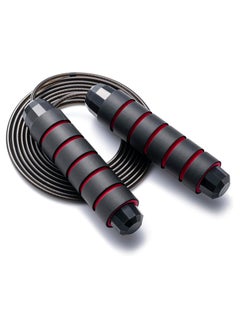 Halamine Adjustable Speed Heavy Weighted Steel Wire Exercise Skipping Jump Rope|Heavy Skipping Rope PVC Weighted Speed Exercise Jump Rope Breathing Handle 360 Degree rotation  - Image 2