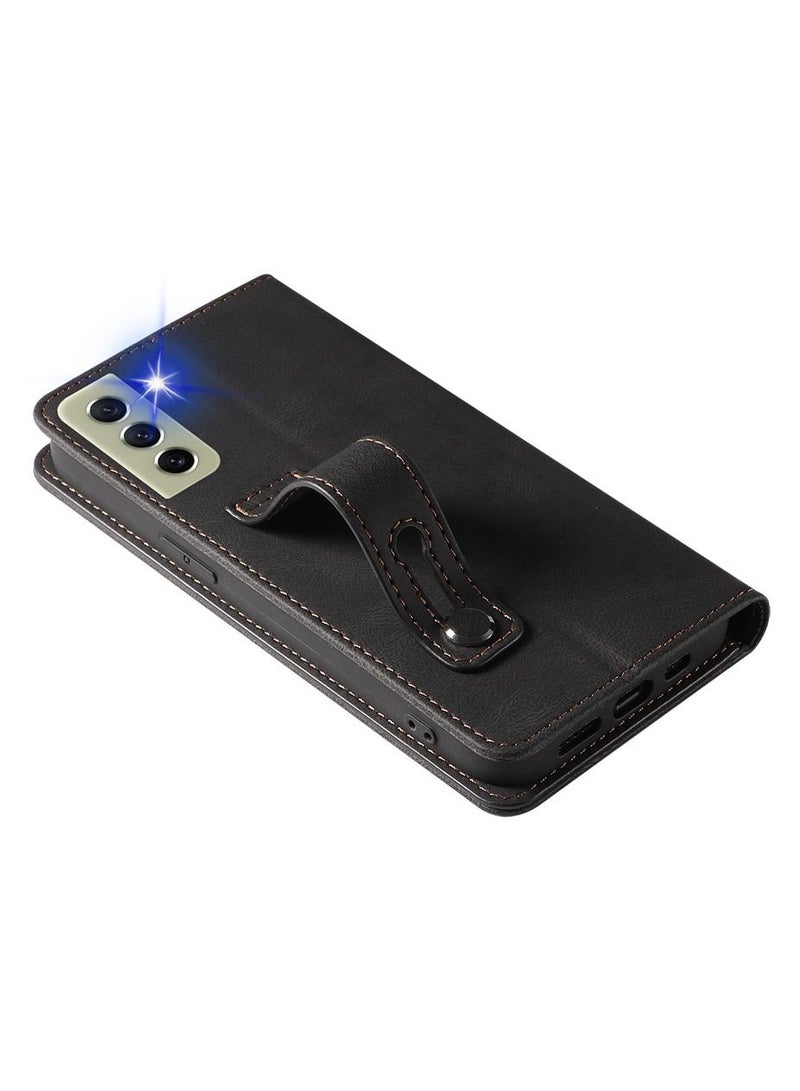 Loquat Suitable For Samsung Solid Color Magnetic Flip Leather Case - Image 2