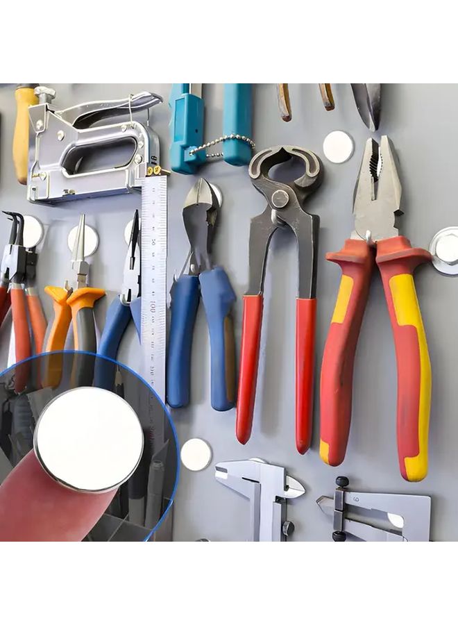 10x3mm Round Magnetic Sheets 60pcs 3mm Thick Magnets For Refrigerator Office Whiteboard - Image 5