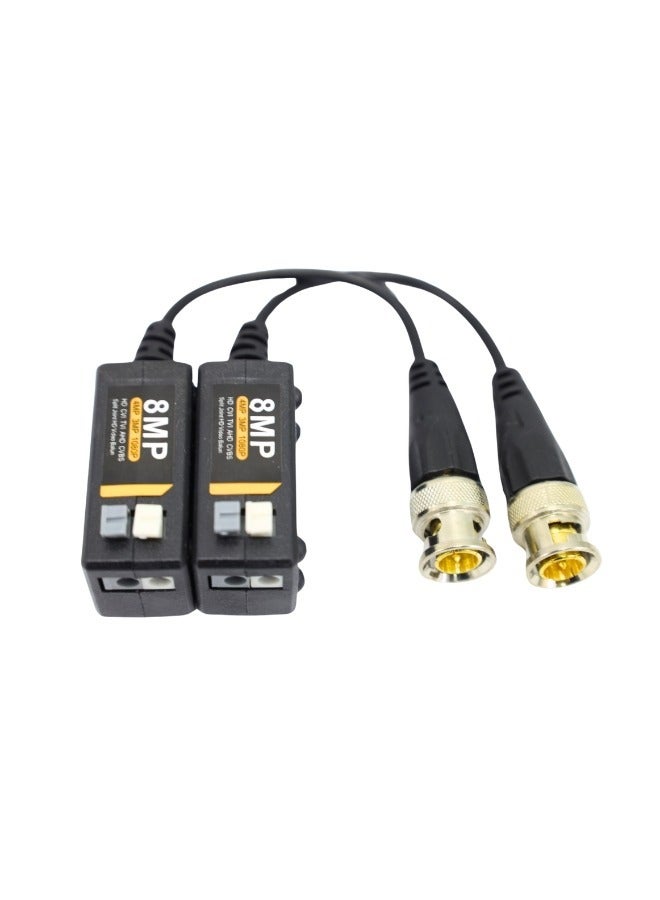 XLT 8MP Video Balun for Security Camera System - Image 1