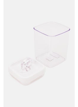 Felli Flip Tite Storage Container 1700 ml, White/Transparent  - Image 3