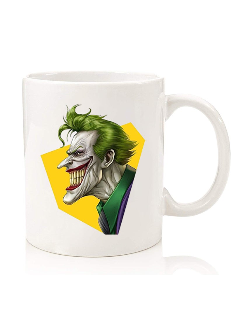 Theodor Premium Quality Two Sided Printed Coffee Mug Tea Cup For Home Office, Kids Men Women Joker face - Image 1