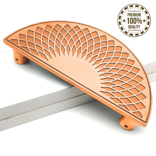 VOLO Main Door Handle/Door Handles for Main Door/Glass Door Handle/Pull Handles, for Home/Office/Hotels(Model- S-620) (Pack of 1 Set) (Rose Gold, 96mm (4")) - Image 4