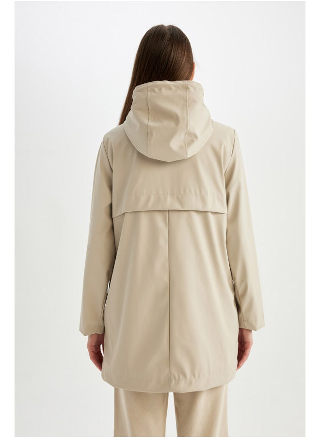 DeFacto Woman Regular Fit Hooded Raincoat  - Image 3