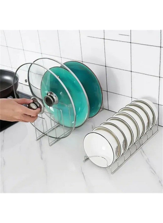 MosQuick® Dish Rack for Kitchen Plates Organizer for Kitchen Kitchen Organizer Kitchen Rack Stand Plate Stand for Kitchen Cabinet Ideal as Plate Rack and Crockery Organizer for Kitchen Plate Stand - Image 3