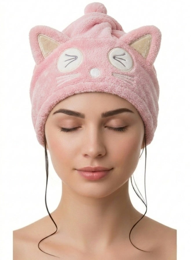 منشفة شعر مايكروفايبر فاخرة لتجفيف الشعر بسرعة – عمامة شعر ناعمة متعددة الاستخدام لتجفيف الشعر وتصفيفه – غطاء شعر أنيق وناعم للعناية بالشعر أثناء النوم – خفيفة، مريحة، مضادة للهيشان والتقصف – تصميم عصري فاخر يناسب النساء والبنات - Image 1