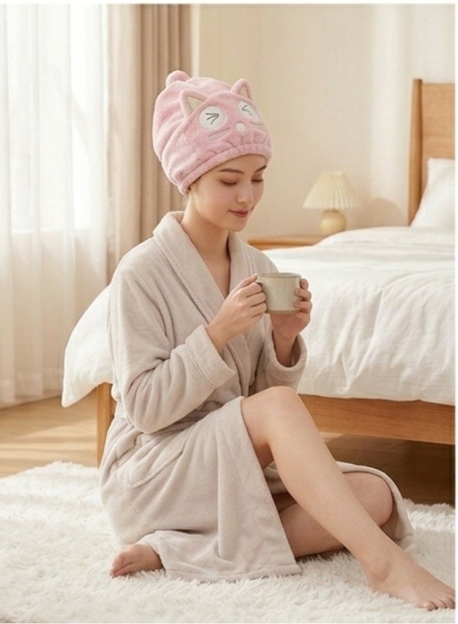 منشفة شعر مايكروفايبر فاخرة لتجفيف الشعر بسرعة – عمامة شعر ناعمة متعددة الاستخدام لتجفيف الشعر وتصفيفه – غطاء شعر أنيق وناعم للعناية بالشعر أثناء النوم – خفيفة، مريحة، مضادة للهيشان والتقصف – تصميم عصري فاخر يناسب النساء والبنات - Image 5