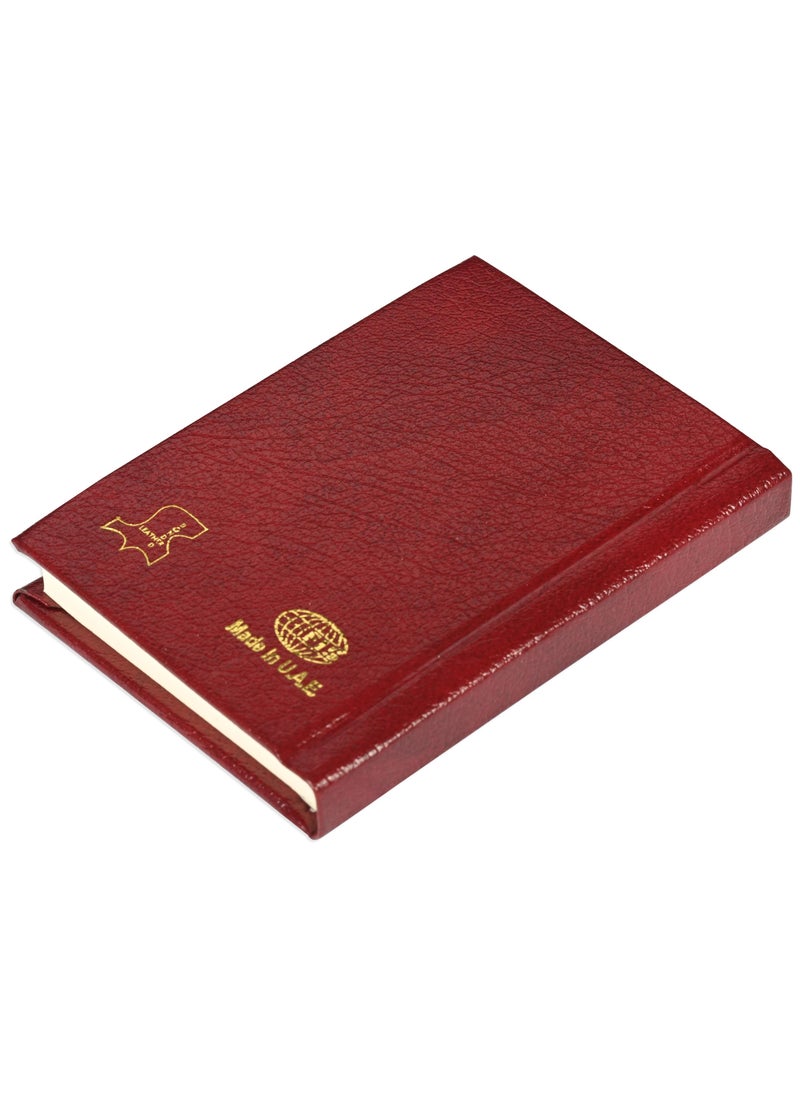 FIS FIS Bonded Leather Pocket Diary 2025 (English) Hard Cover Maroon - FSDI10EB25MR  - Image 5