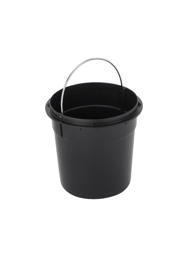 Royalford 7 liter Pedal Dustbin- RF12090/ Step On, Steel Pedals, Iron Handle, Plastic Base, for Waste Disposal, with Removable Inner bucket/ Trash Can for Home, Office, Bathroom, School, Restaurant/ Stainless Steel Bin, Slow Closing Lid and Hands Free Opening/ Silver - Image 2