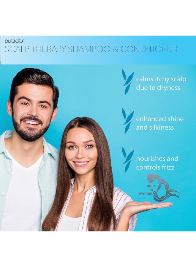 بيورا دور شامبو بيورا دور للعناية بفروة الرأس، لجميع أنواع الشعر، 16 أونصة سائلة (473 مل) - Image 3