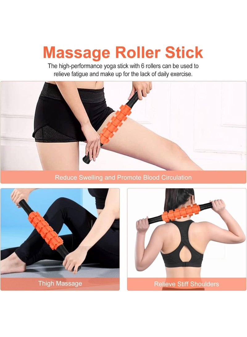 Generic Foam Roller for Yoga, 5-in-1 Fascia Roller Set, Muscle Roller, Fascia Roller, Fascia Ball, Resistance Bands and Storage Bag for Fascia Training, Yoga, Sports, Fitness, Pilates - Image 4