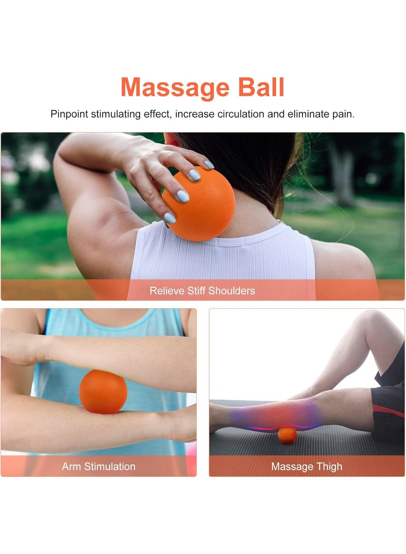 Generic Foam Roller for Yoga, 5-in-1 Fascia Roller Set, Muscle Roller, Fascia Roller, Fascia Ball, Resistance Bands and Storage Bag for Fascia Training, Yoga, Sports, Fitness, Pilates - Image 5