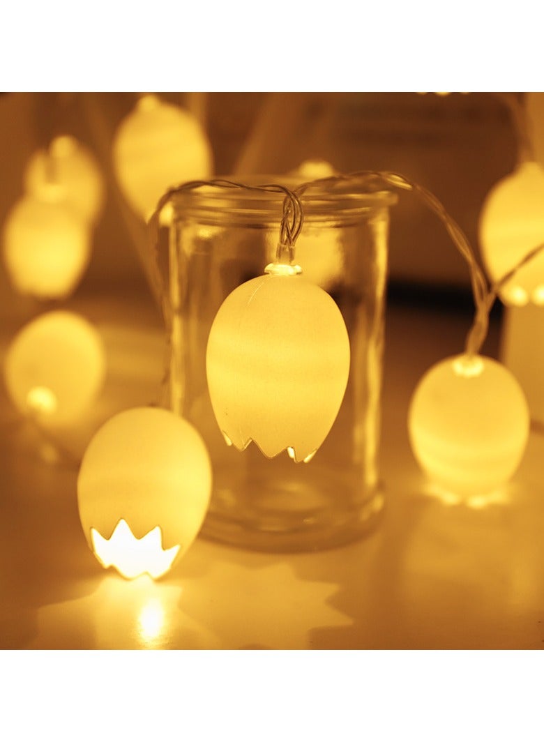 KUYING Eggshell Lighting Hanging LED Small Colored Light  - Image 1