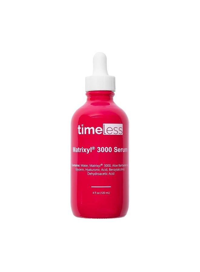 Timeless Skin Care Matrixyl 3000 Serum - Personal Care Face Serum Supports Hydration - with Hyaluronic Acid - Fragrance-Free - for Skin Care - 4 oz  - Image 1