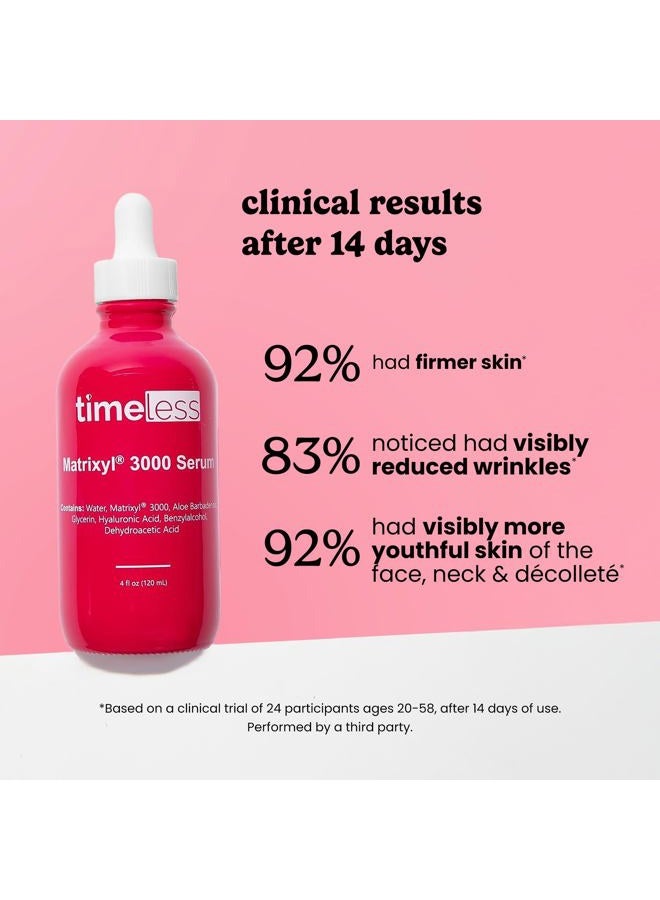 Timeless Skin Care Matrixyl 3000 Serum - Personal Care Face Serum Supports Hydration - with Hyaluronic Acid - Fragrance-Free - for Skin Care - 4 oz  - Image 3