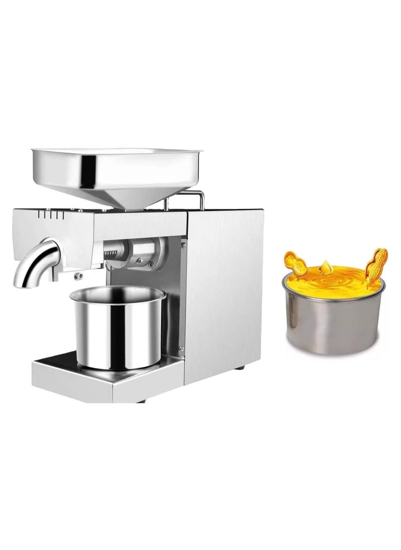 LETWOO - LETWOO 700W Commercial Automatic Oil Press Machine Industrial Oil pressing machine Nuts Seeds Oil Presser Pressing Machine Cold Hot Press All Stainless Steel High Oil Extractor - Image 1