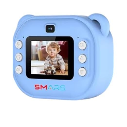 SMARS Kids Digital Camera with Instant Photo Printer, Mini HD Video Camcorder, Educational Games, Ages 3-12 - Image 1