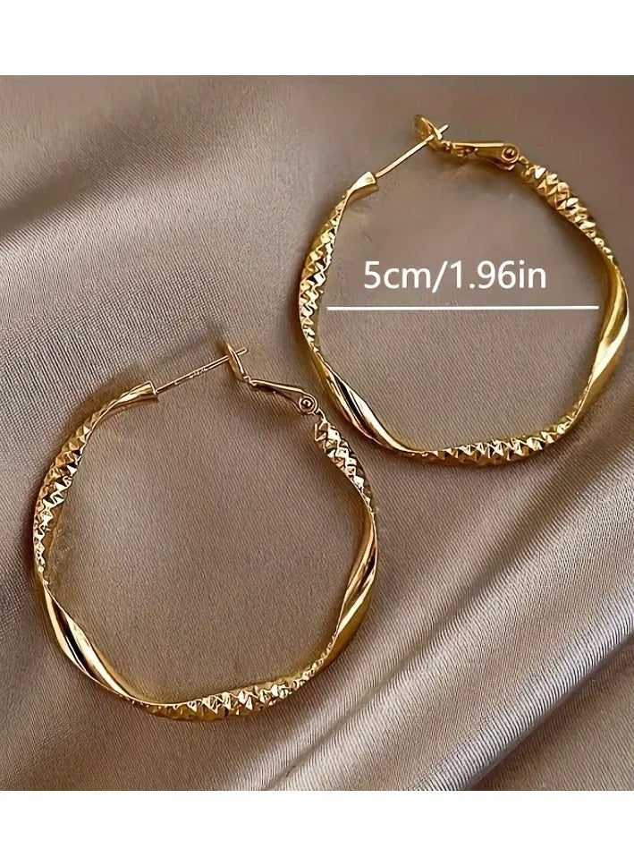 Home Clearance Sale Delicate Silky Texture Design Women's Earrings, Elegant Jewelry, Holiday Party Gifts - Image 5