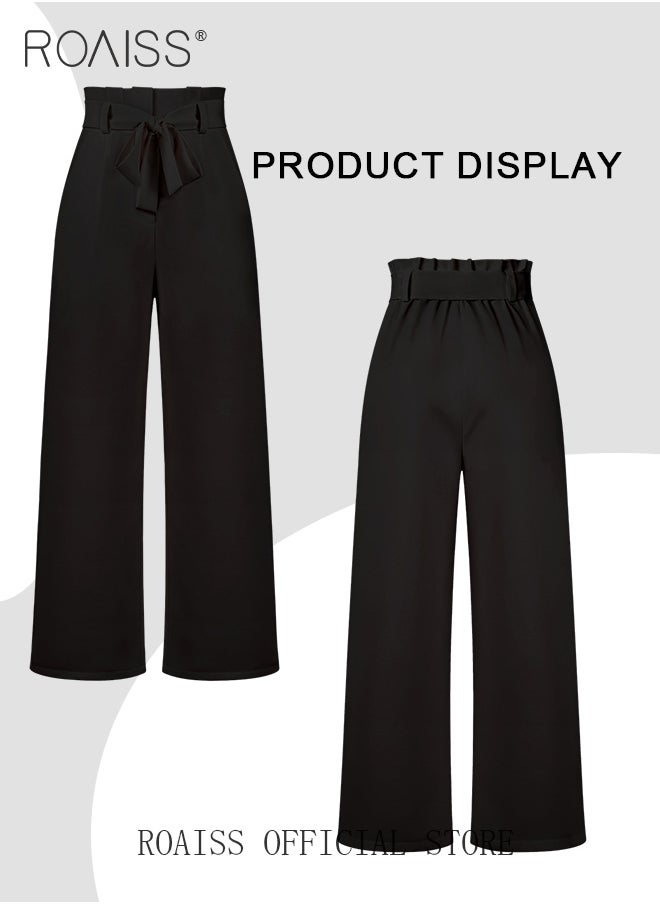 Women Career Suit Pants with Light Business Style Relaxed Straight Leg Trousers Versatile Wide Leg Long Pants with Waist Belt Perfect for Stylish and Sophisticated Commute - pzsku/ZC55B6F948D996EBE03EFZ/45/_/1721899345/a269ac1b-d8ae-48c1-af70-db9dc8b9bfb8