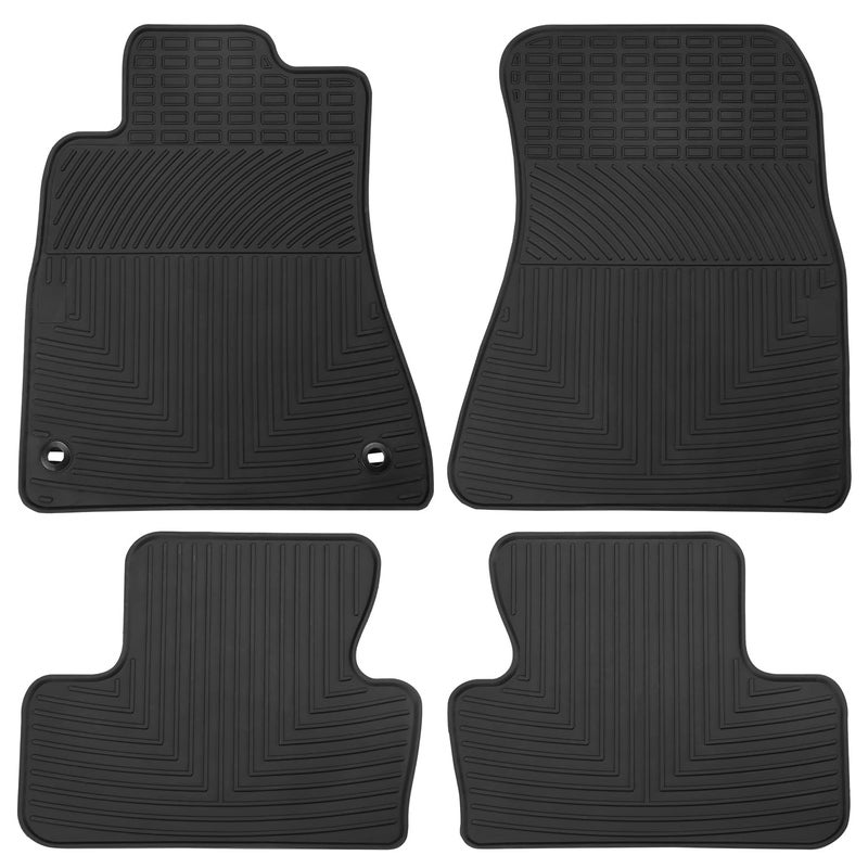 Matericuo Car Floor Mats Custom Fit for Lexus is 20052013 IS350 IS250 Black Rubber Auto Liner Mats All Weather Protection Heavy Duty Odorless