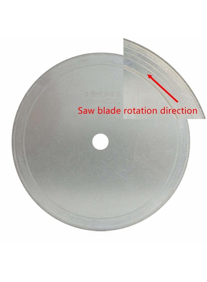 ILOVETOOL 7 inch Thin Edge Wet Diamond Blade Disc Lapidary Saw for Stone Tools - Image 3