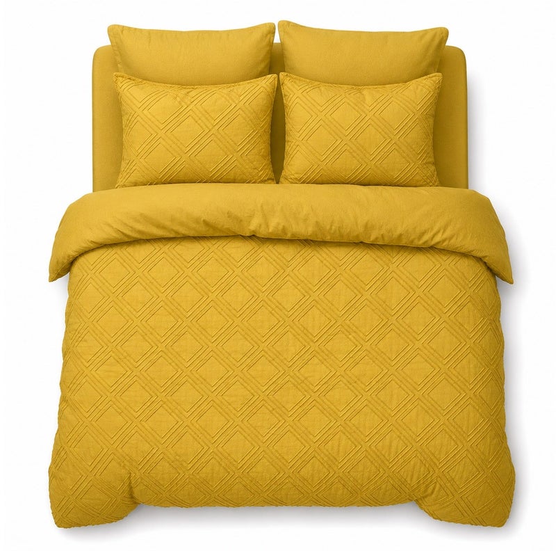 HOMETOPIA Luxury King Size 6-Piece Comforter Set 264×229 cm – Embossed Fabric, Ultra Soft & Breathable Fabric, Comfortable, All-Season Use, Premium Quality, Ideal for AC Rooms & Home Use in Saudi Arabia. - Image 2