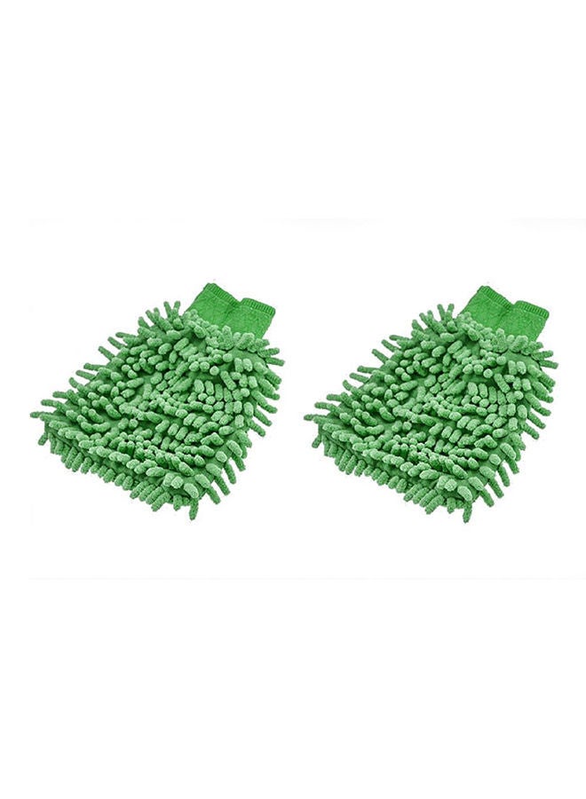 NIBEMINENT Car Washing Gloves With Microfiber Wash Mitt