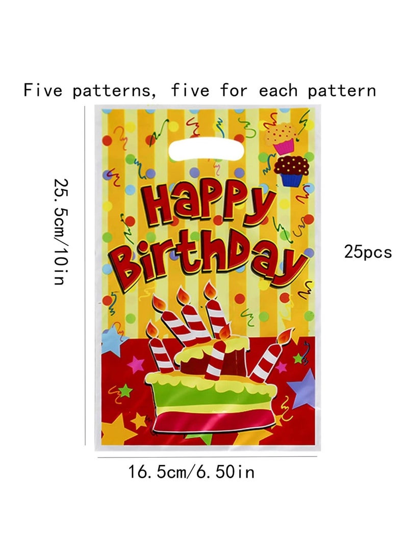 Excefore - Kids Party Favors Bags, 100 Pcs Birthday Goodie Candy Bags, Small gift bag Party Goody Favor Bags for Kids Birthday, Loot Bags for Kids Birthday Party - Image 1