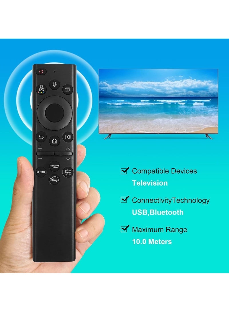 PopZa BN59-01385A Replacement Solar Voice Remote Control for Samsung Frame Smart TV, Bluetooth Rechargeable Solar Cell, Compatible with 2021-2022 Neo LED 4K UHD TV, 4-Button Design - Image 5