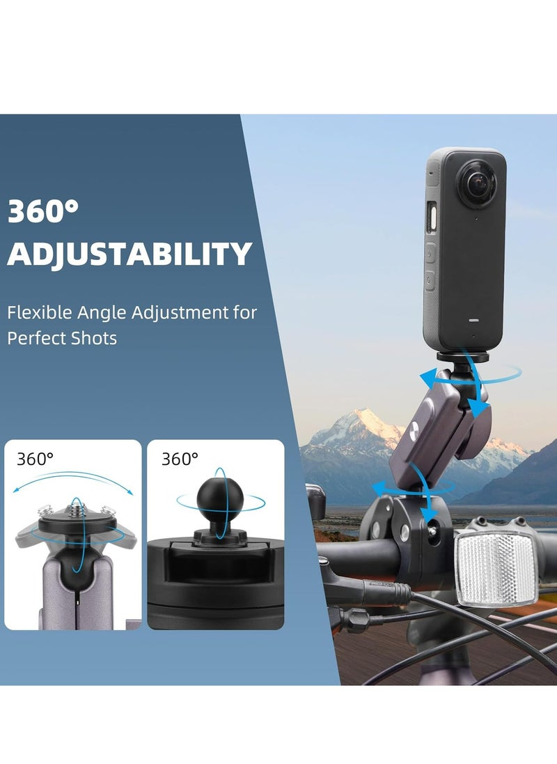 Oasisgalore Aluminum Camera Mount for Bike and Motorcycle, Compatible with Insta360, DJI Osmo Pocket 3, GoPro and More  - Image 5