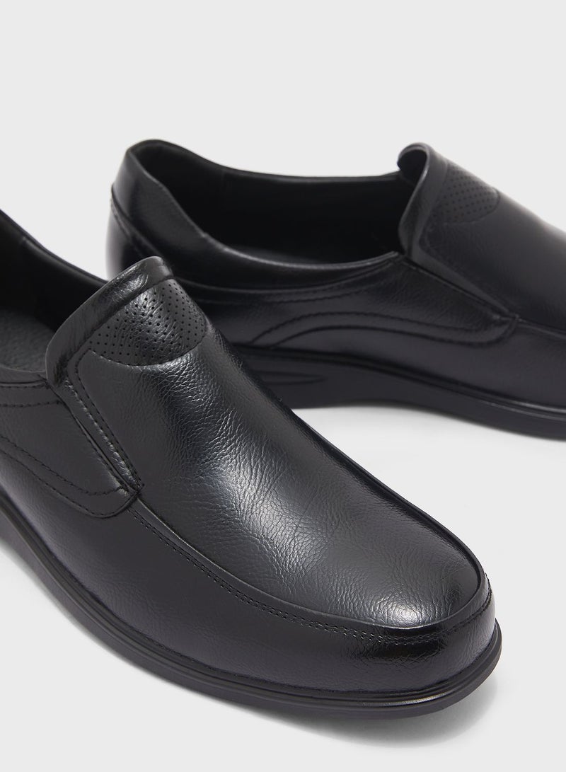 Robert Wood Square Toe Formal Slip Ons  - Image 4