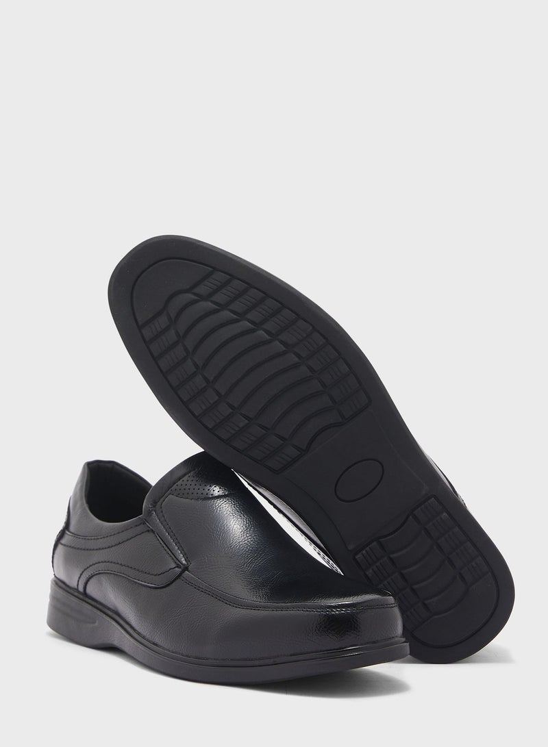 Robert Wood Square Toe Formal Slip Ons  - Image 3