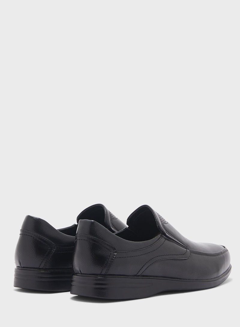 Robert Wood Square Toe Formal Slip Ons  - Image 2
