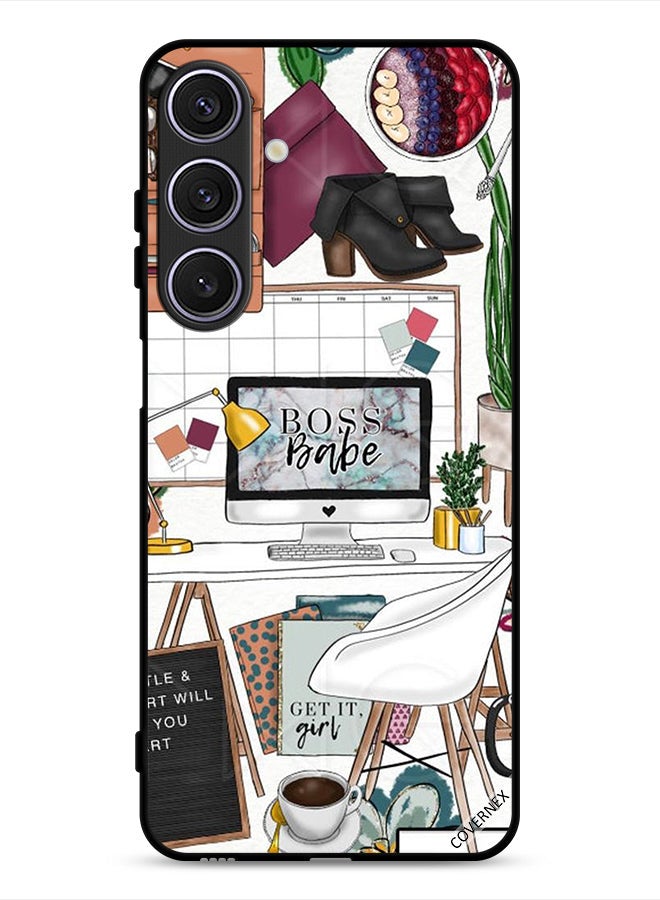 Covernex Samsung Galaxy A26 Protective Case Cover Boss Babe Art Clip - Image 1