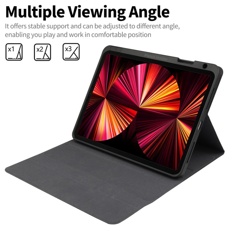 Detachable BT Keyboard Case with Touchpad Compatible with iPad Air3 10.5(2019)/iPad Pro 10.5/iPad 10.2(2019)/iPad 10.2(2020) Pink - Image 4