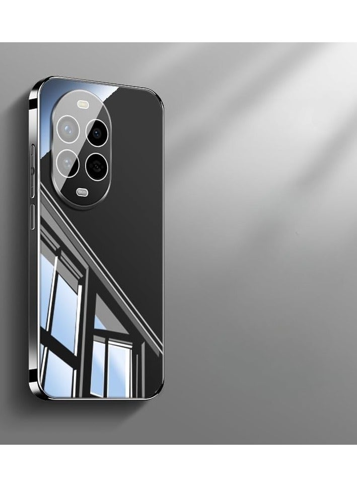 general Case for Huawei Nova 13 Pro (2024),Electroplated Explosion-proof Mirror Glass Phone Case with Fully Wrapped Lens Protection,Ultra-thin Anti-fall Protective Back Cover - Image 1