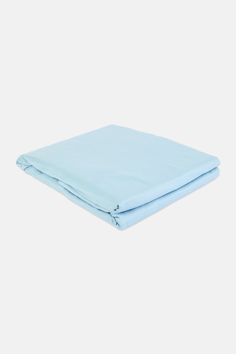 NINE WEST Queen Size Fitted Sheet 160 x 200 cm, Blue - Image 2