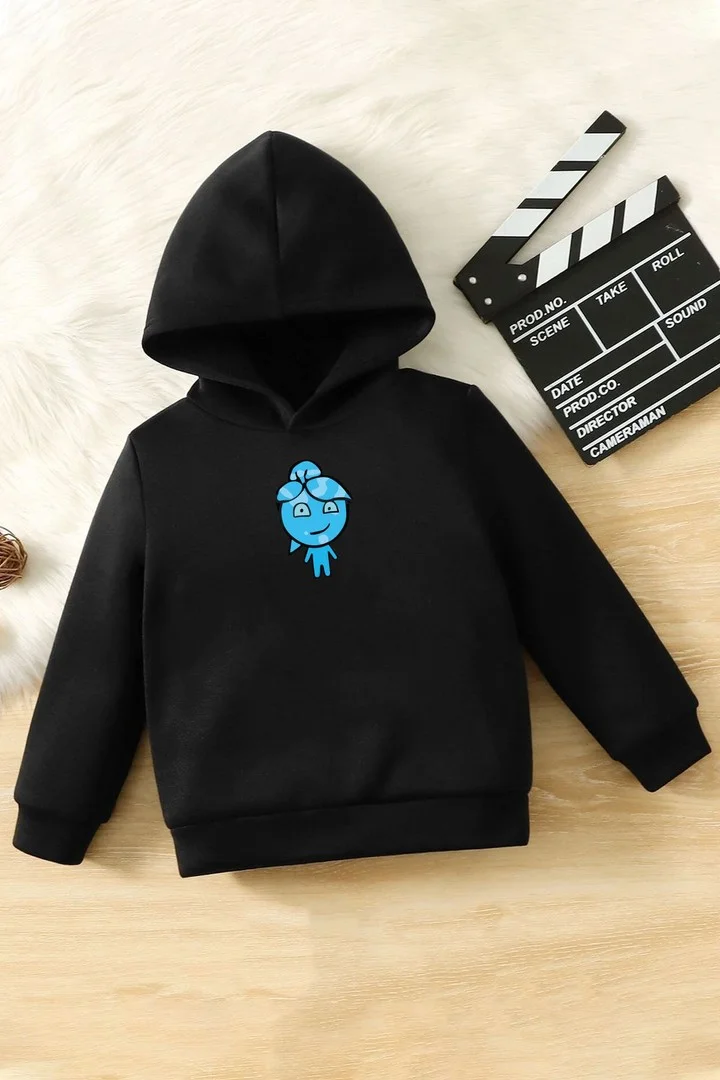 ONLYTRENDWEAR Childrens Water Printed Sweatshirt 3-4 Years Old Black