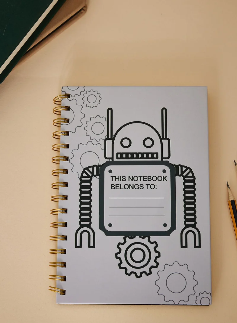 AURORA A5 Grey Robot Notebook
