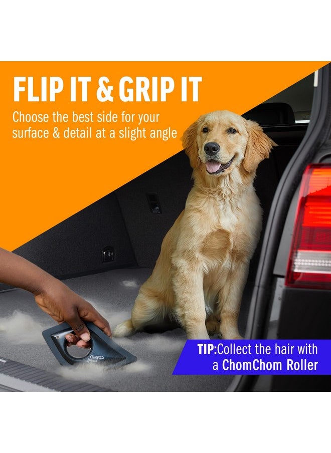 ChomChom Roller ChomChom Roller Detailer- Scraper for Pet Hair Remover and Lint - Great for CAR - Cat and Dog Hair Remover for Couch, Furniture, Carpet, Clothing and Bedding - Travel Multi-Surface Fur Removal Tool  - Image 4