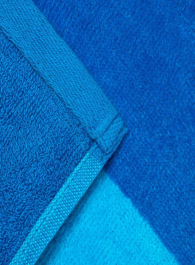 Beachland Soft Beach Towel 30 x 60 inch Cabana Stripe Hotel Pool and Resort - Two Tone Absorbent 100% Cotton (4 Pack, Royal-Tur-Mint-Orange) - Image 4